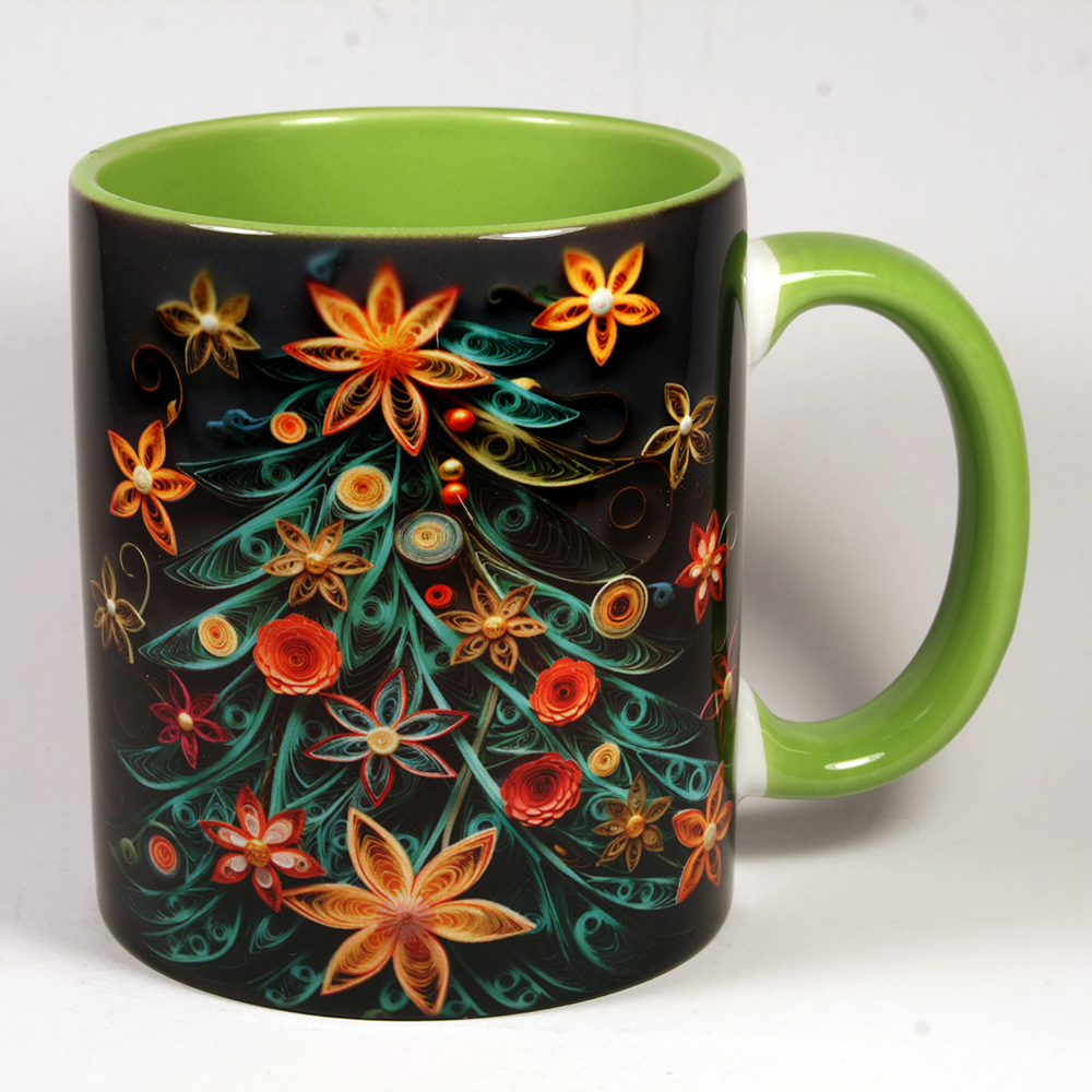 CHRISTMAS MUG - 3D CHRISTMAS TREE 2