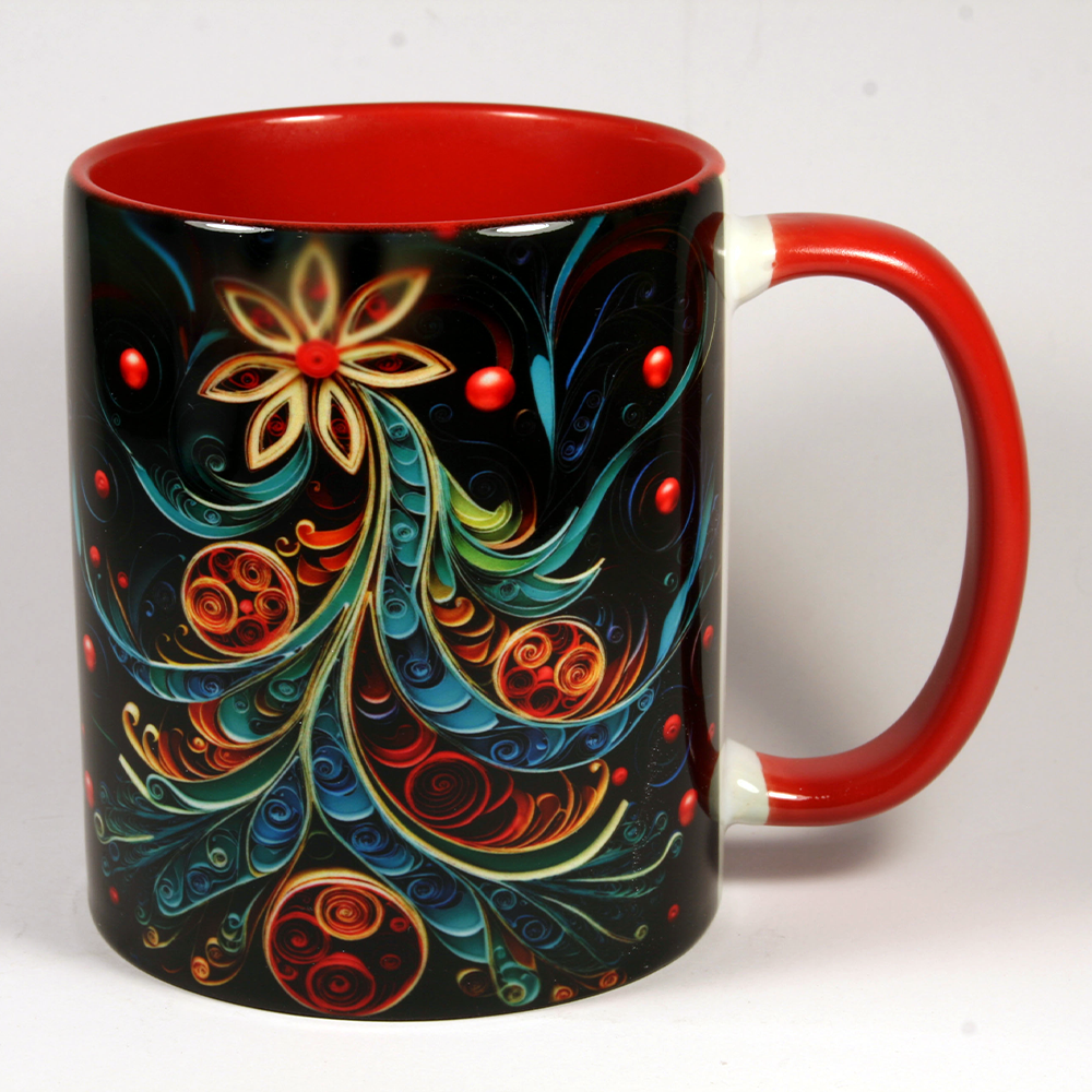 CHRISTMAS MUG - 3D CHRISTMAS TREE 3