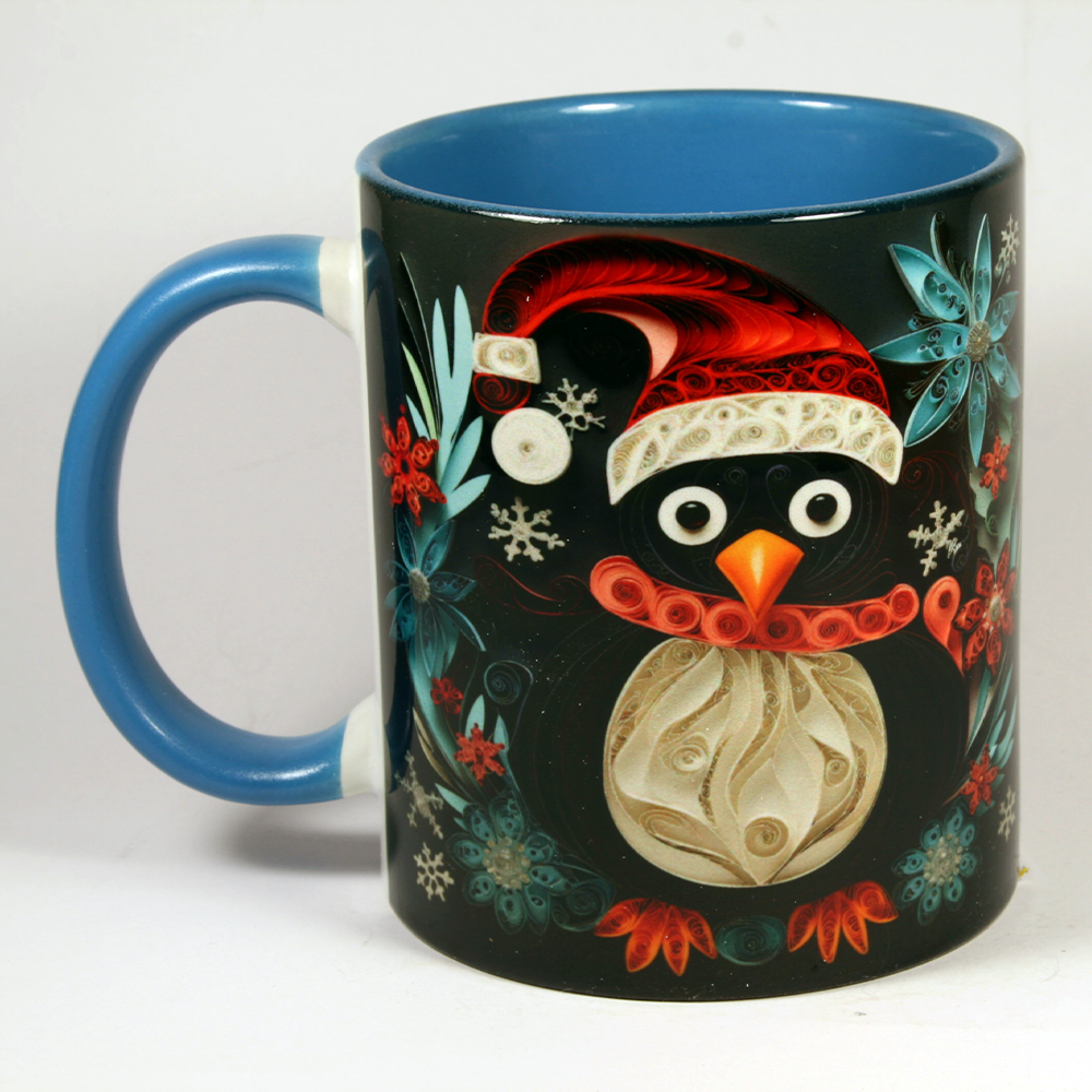 CHRISTMAS MUG - 3D PENGUIN 1