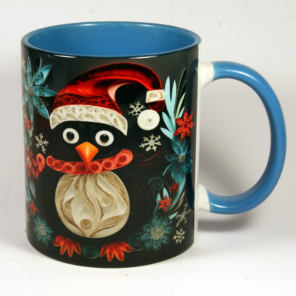 CHRISTMAS MUG - 3D PENGUIN 1