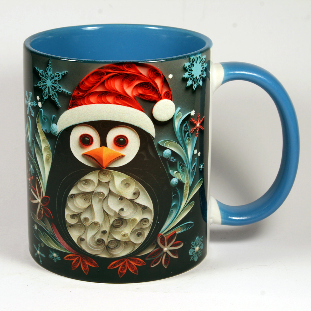 CHRISTMAS MUG - 3D PENGUIN 4