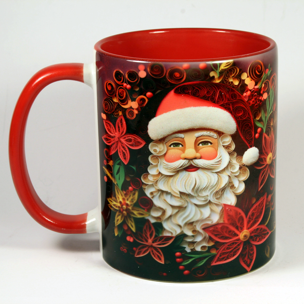 CHRISTMAS MUG - SANTA 1 - 3D