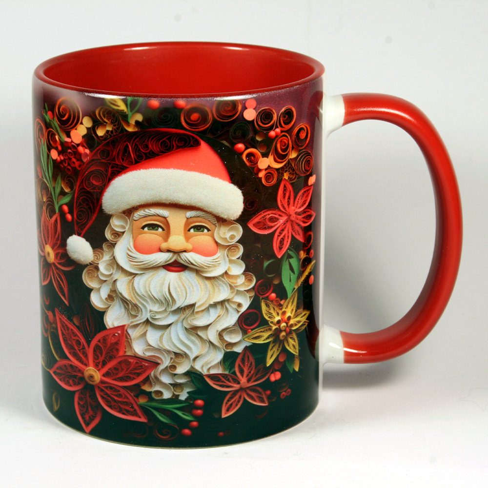 CHRISTMAS MUG - SANTA 1 - 3D