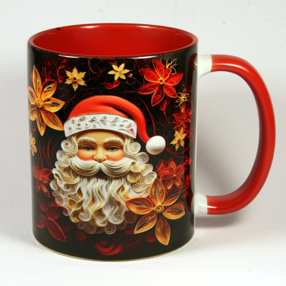 CHRISTMAS MUG - SANTA 2 - 3D
