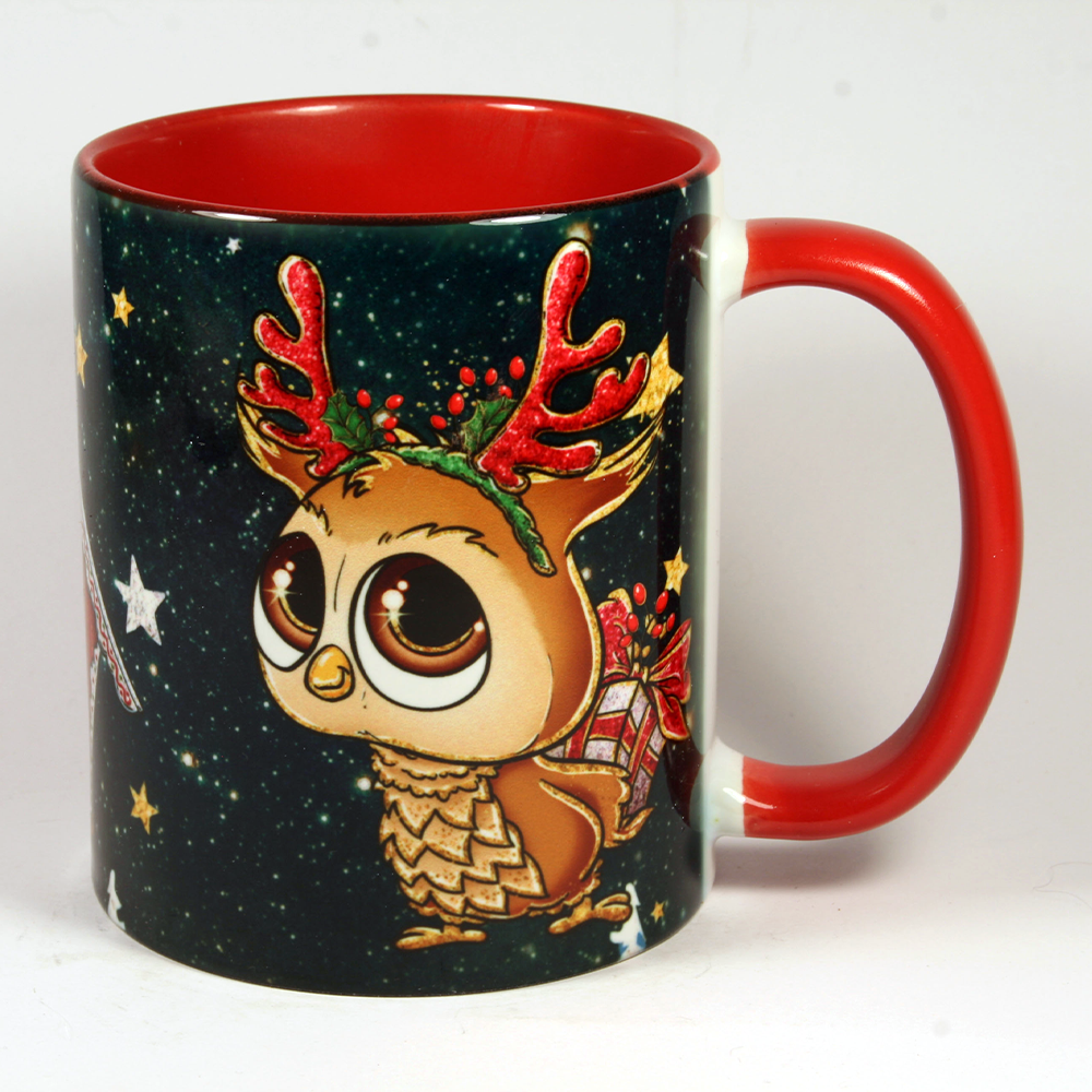 CHRISTMAS MUG - CHRISTMAS OWLS 2