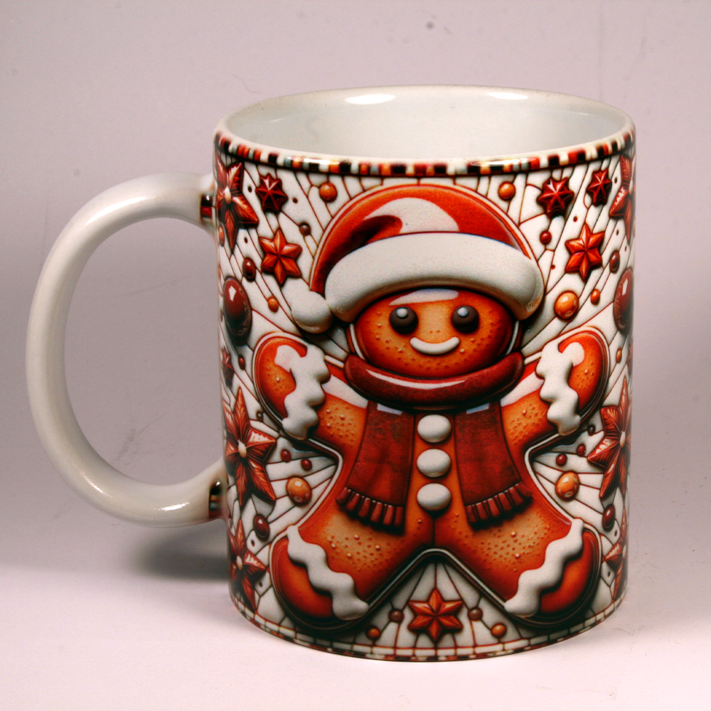 CHRISTMAS MUG - 3D GINGERBREAD 5