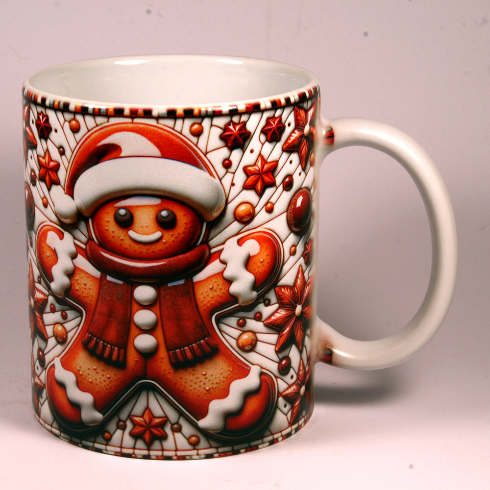 CHRISTMAS MUG - 3D GINGERBREAD 5