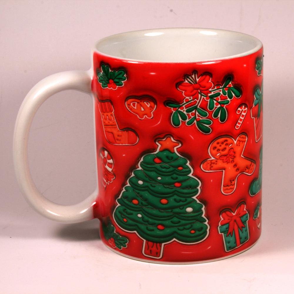 CHRISTMAS MUG - 3D CHRISTMAS RED