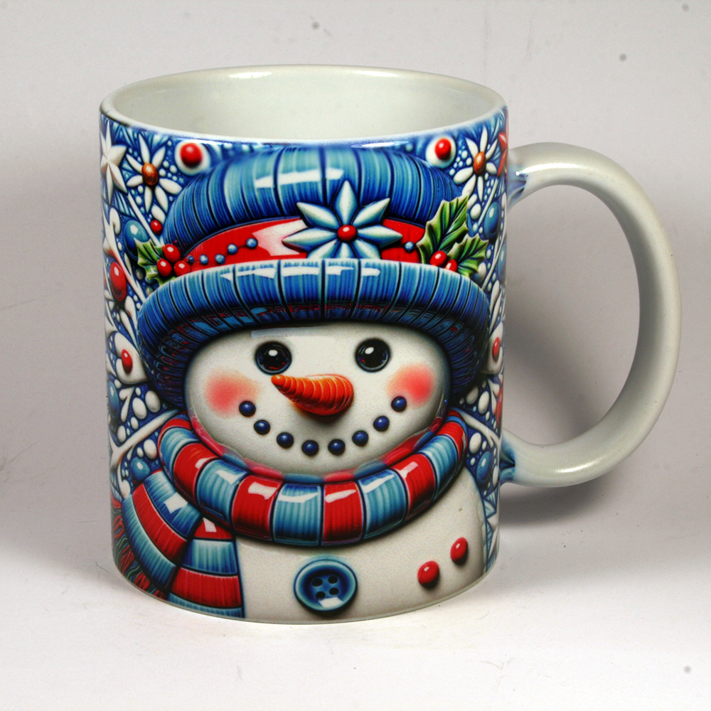 CHRISTMAS MUG - 3D SNOWMAN 7