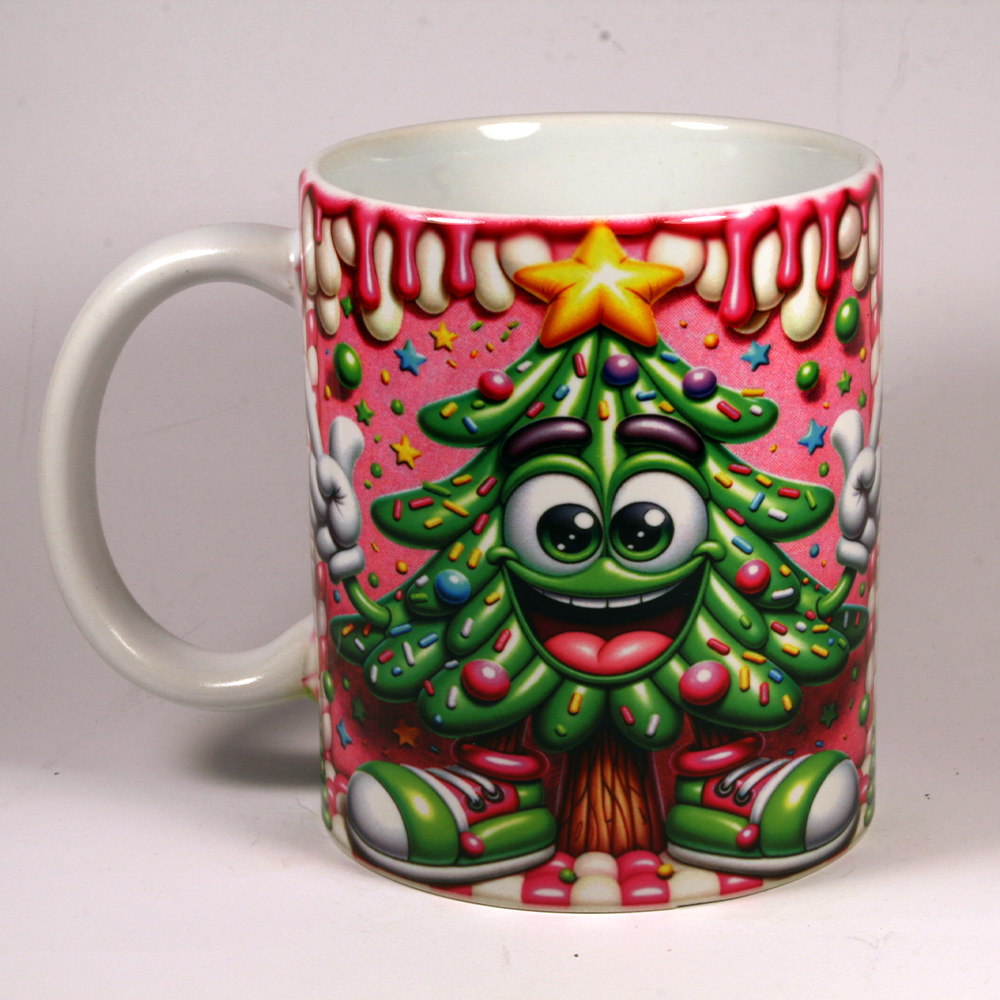 CHRISTMAS MUG - 3D TREE SPRINKLES