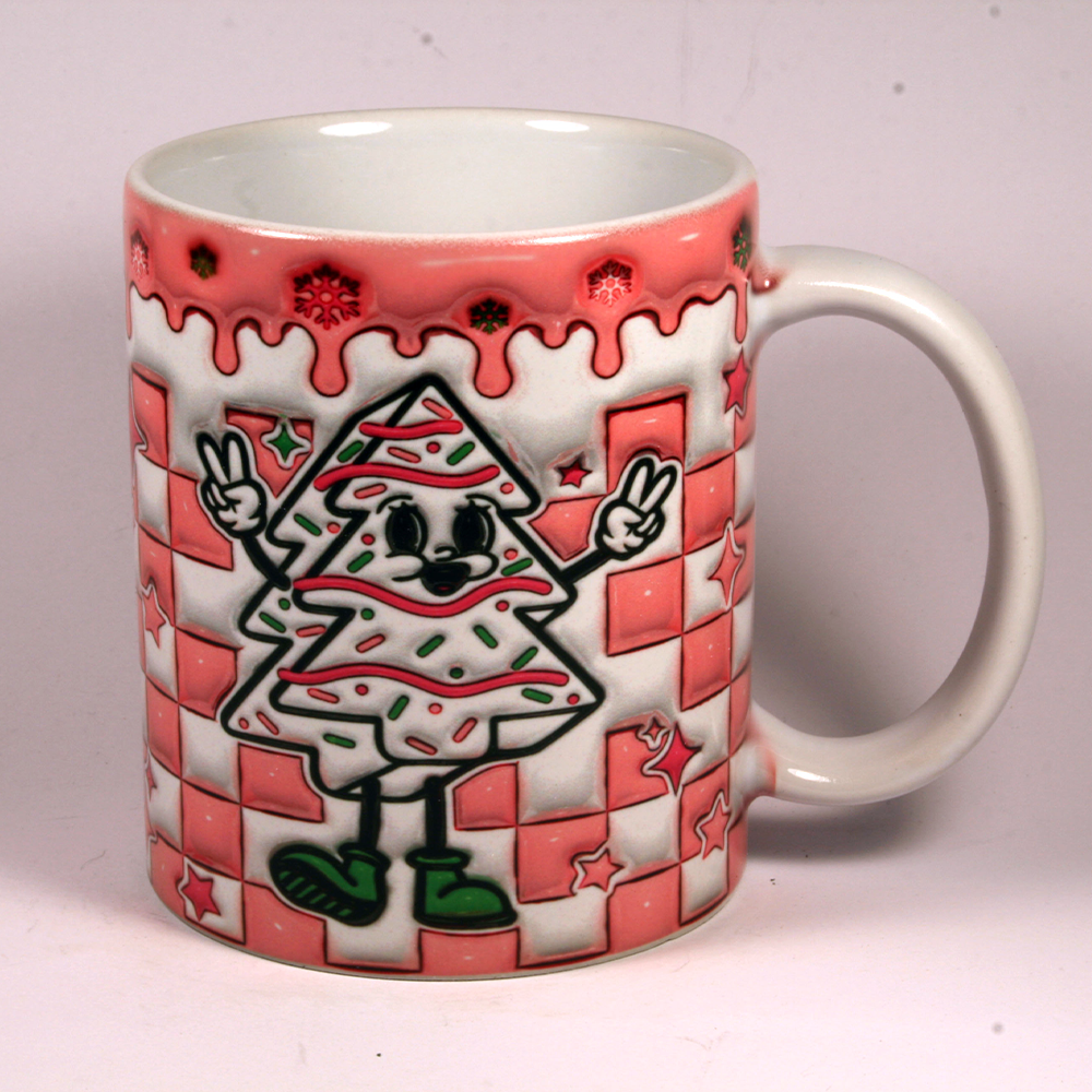 CHRISTMAS MUG - 3D SPRINKLE TREE