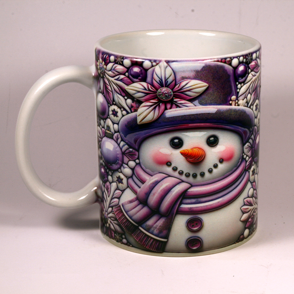 CHRISTMAS MUG - 3D SNOWMAN 5