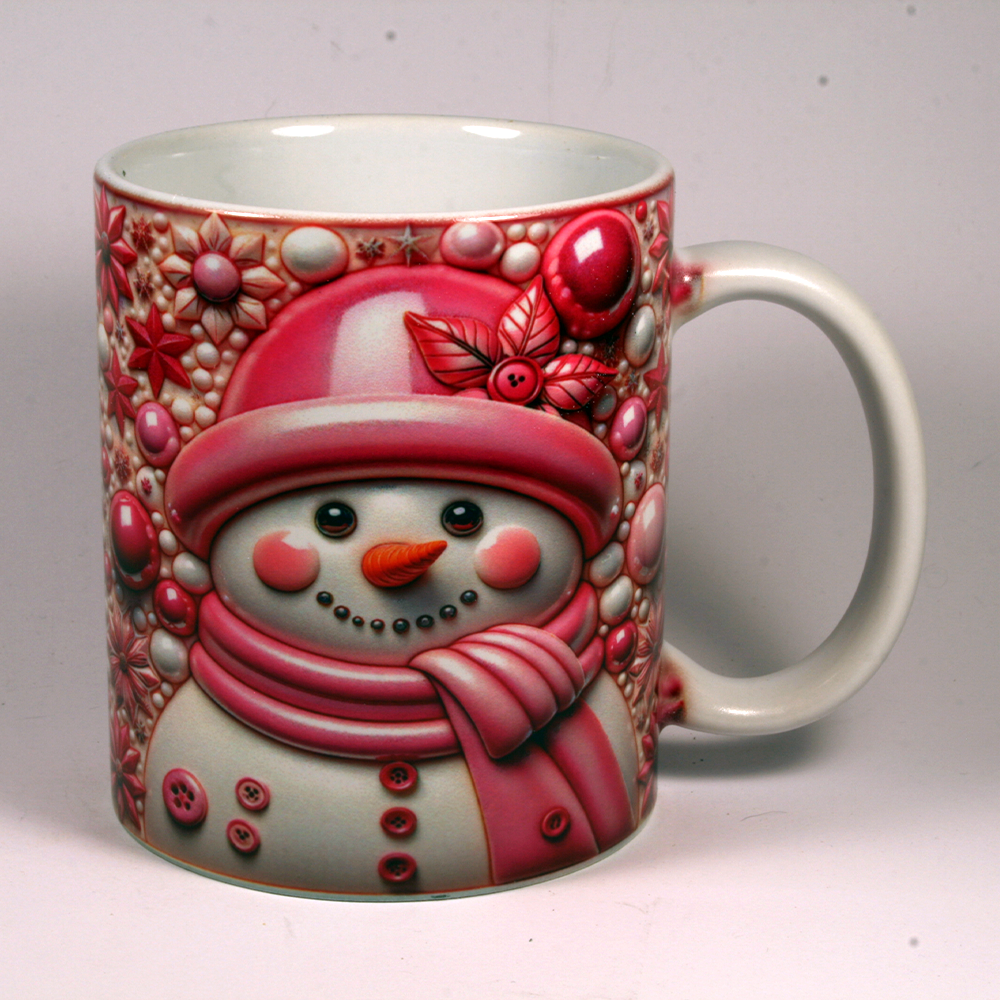 CHRISTMAS MUG - 3D SNOWMAN 16