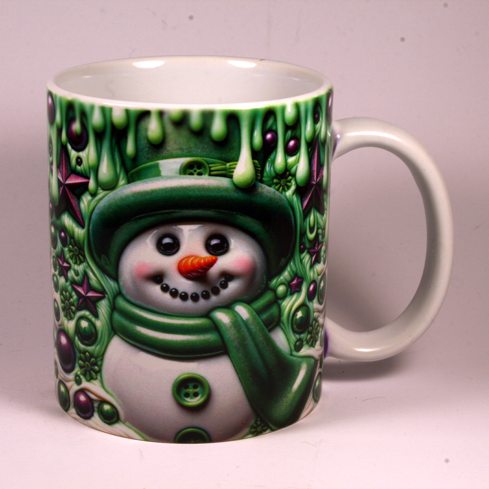 CHRISTMAS MUG - 3D SNOWMAN 9