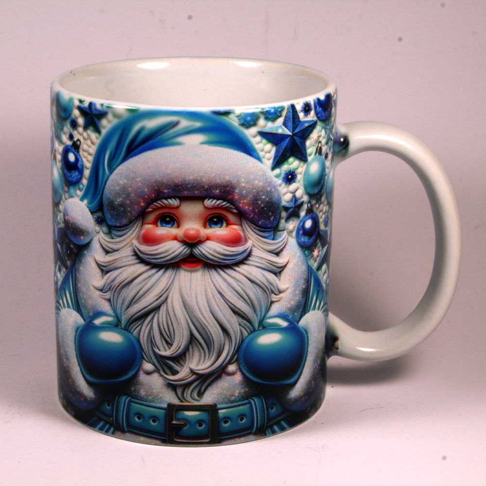 CHRISTMAS MUG - 3D SANTA 2