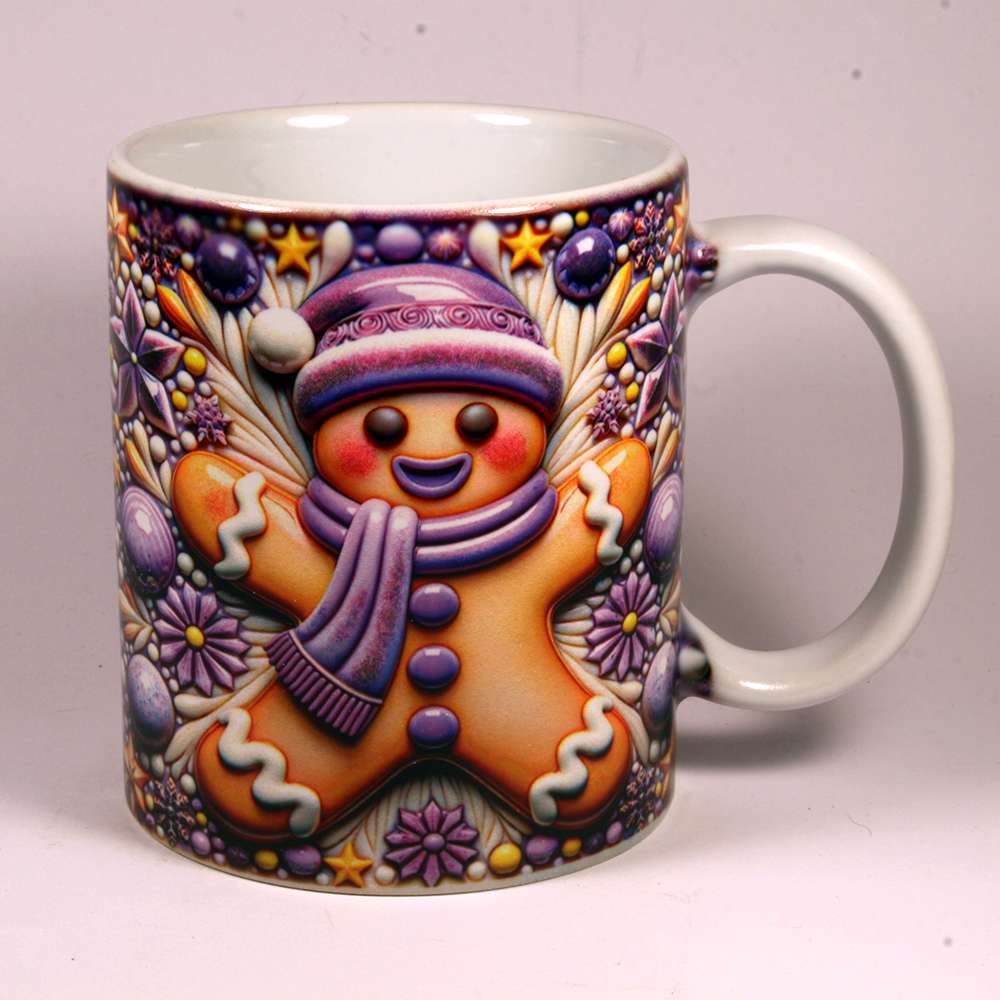 CHRISTMAS MUG - 3D GINGERBREAD 1