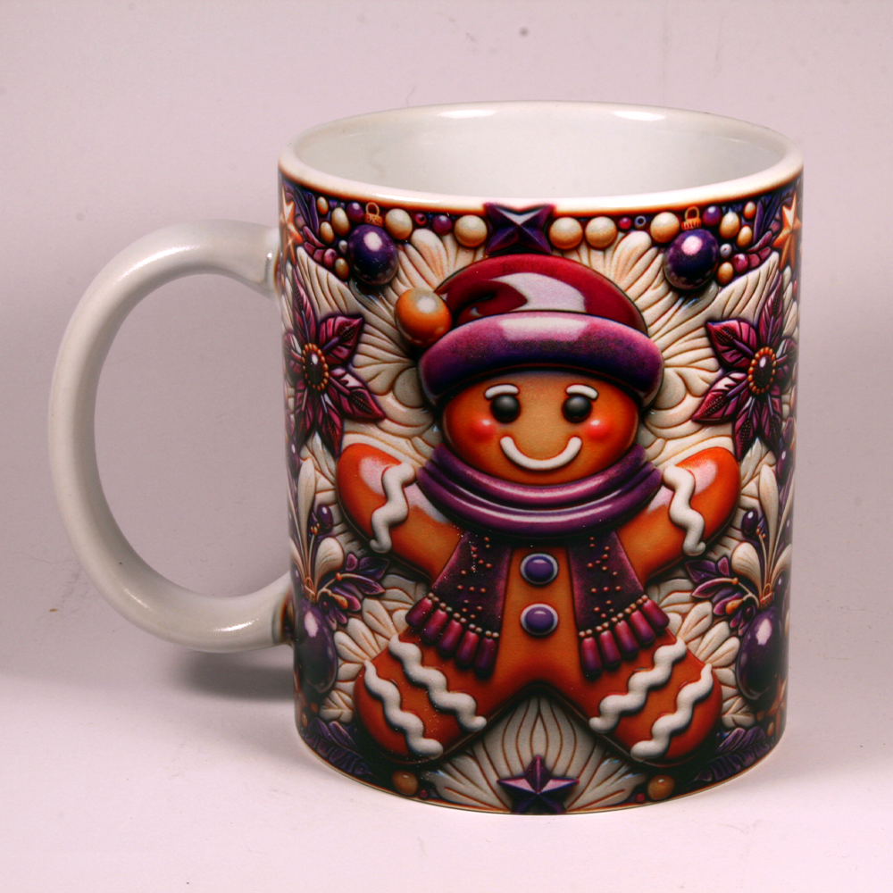 CHRISTMAS MUG - 3D GINGERBREAD 4