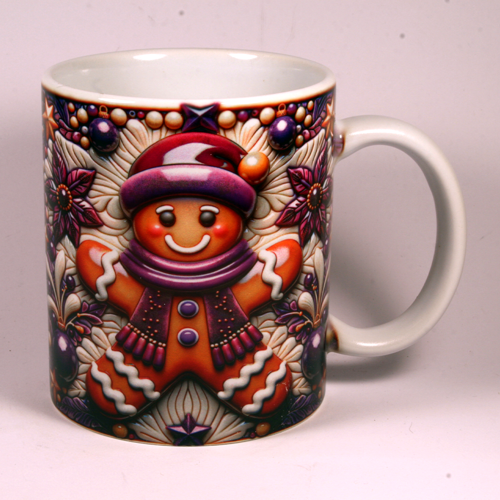 CHRISTMAS MUG - 3D GINGERBREAD 4