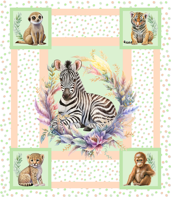 LIMITED EDITION - JUNGLE BUNDLE 3 pce - ZEBRA