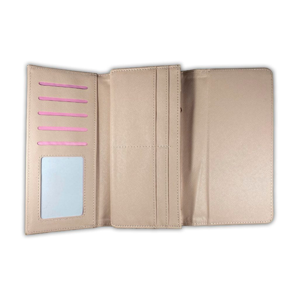 PURSE/WALLET PU LEATHER - PINK - Select Design