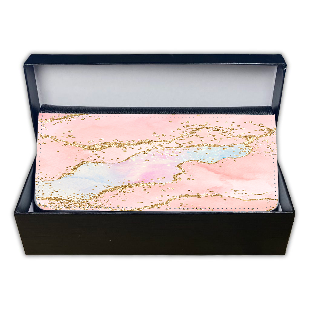 LADIES PURSE/WALLET BLACK - Pastel & Glitter 3