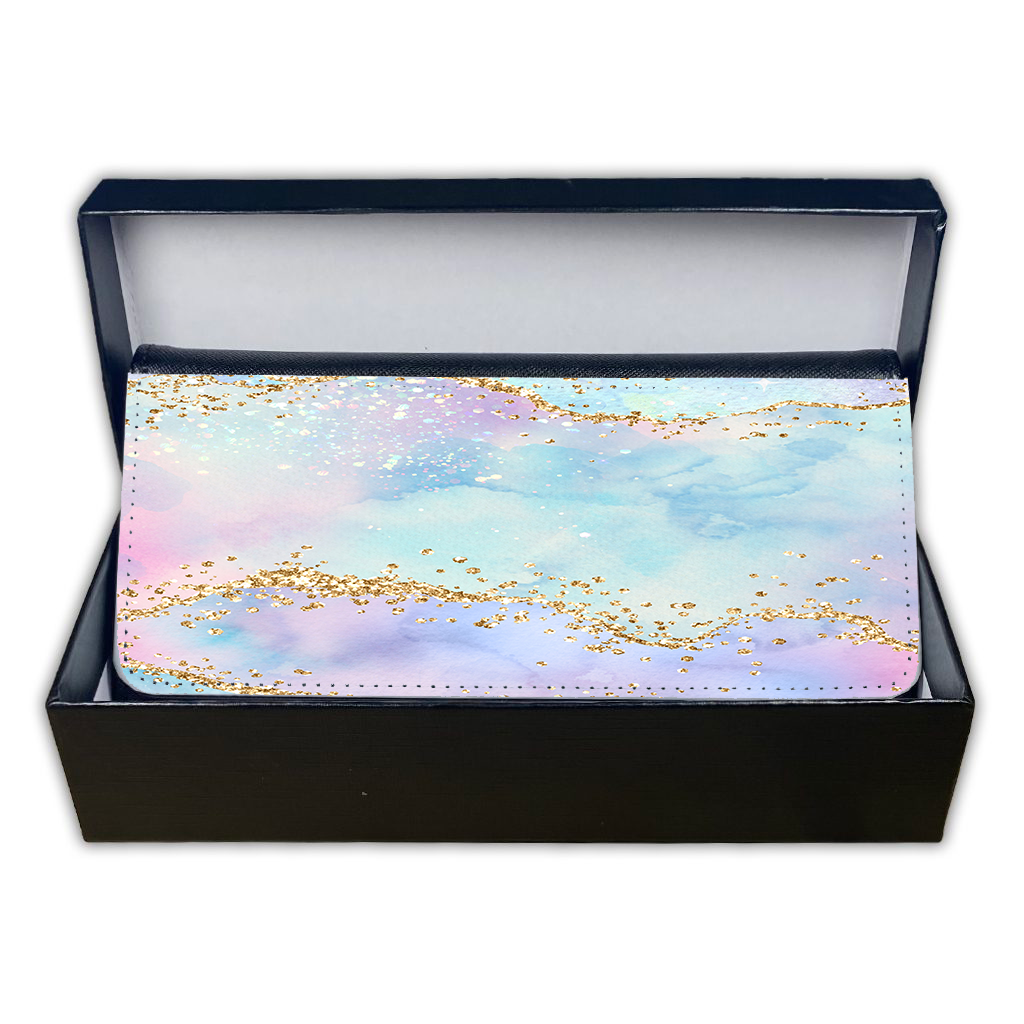 LADIES PURSE/WALLET BLACK - Pastel & Glitter 4