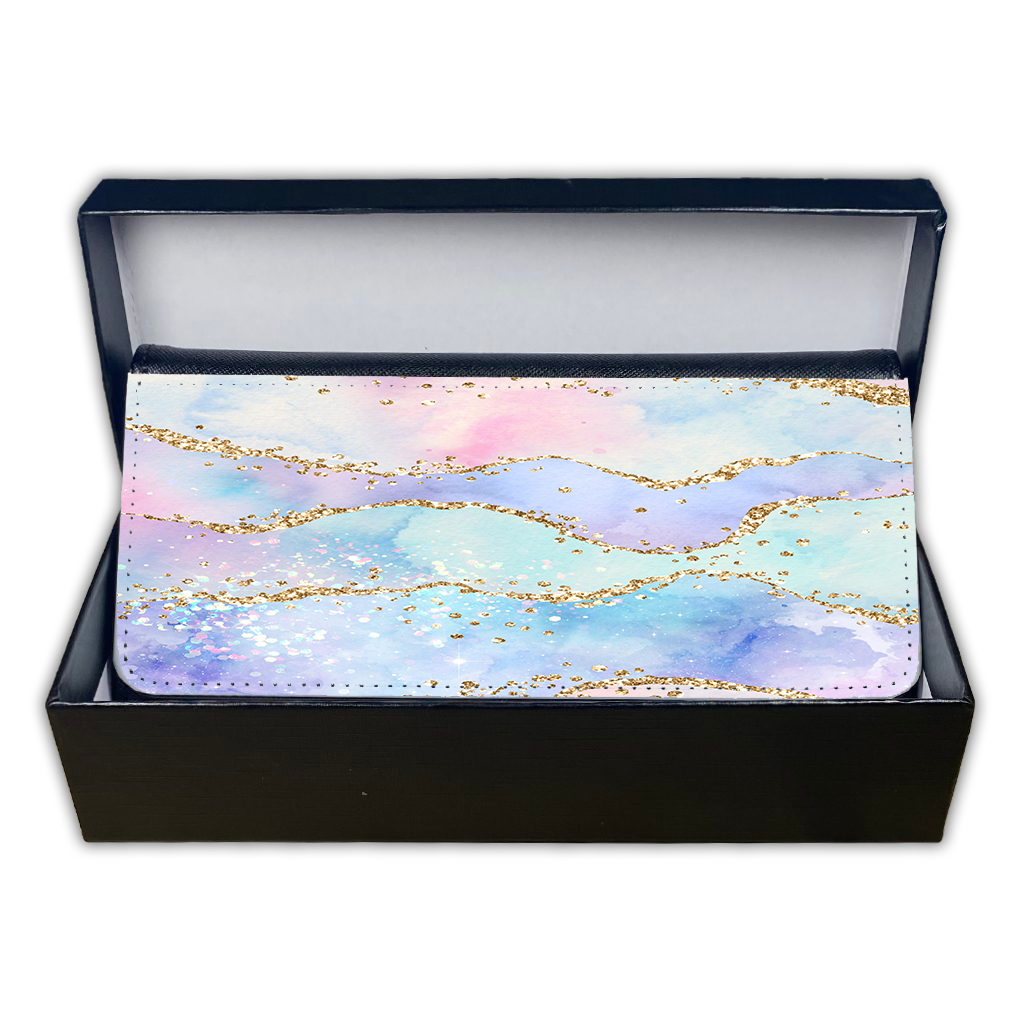 LADIES PURSE/WALLET BLACK - Pastel & Glitter 5