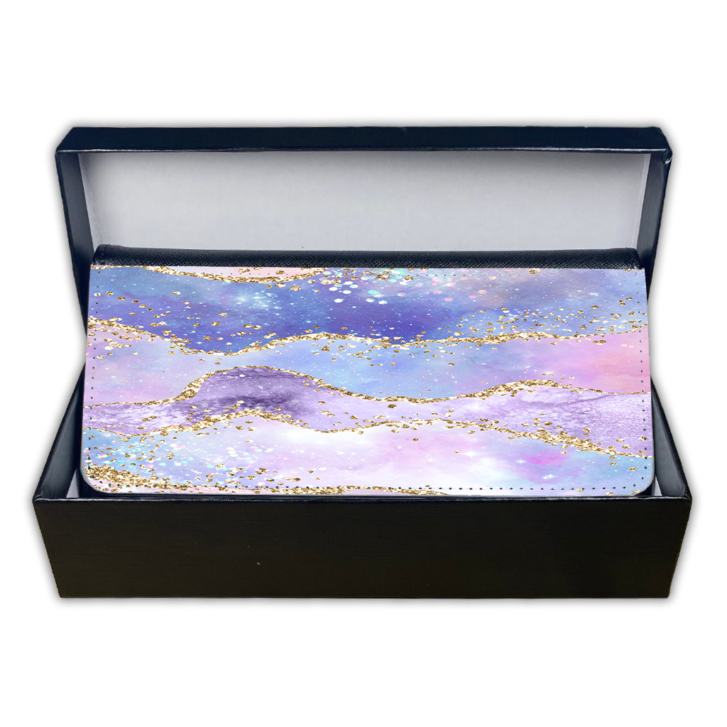 LADIES PURSE/WALLET BLACK - Pastel & Glitter 6