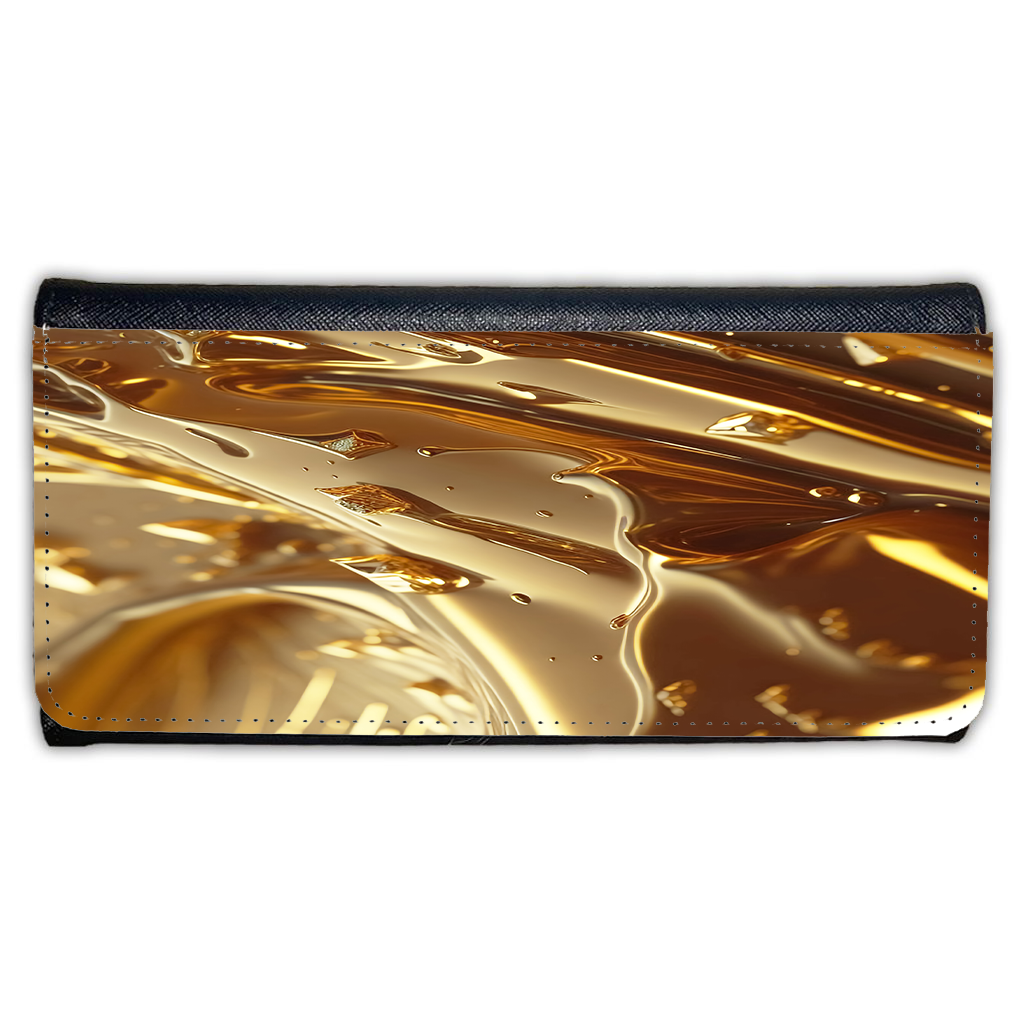 LADIES PURSE/WALLET BLACK - GOLD MARBLE - 3 Design Options