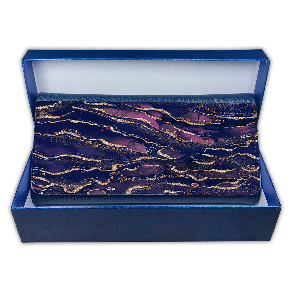 LADIES PURSE/WALLET NAVY - MERMAID & GOLD - 6 Design Options