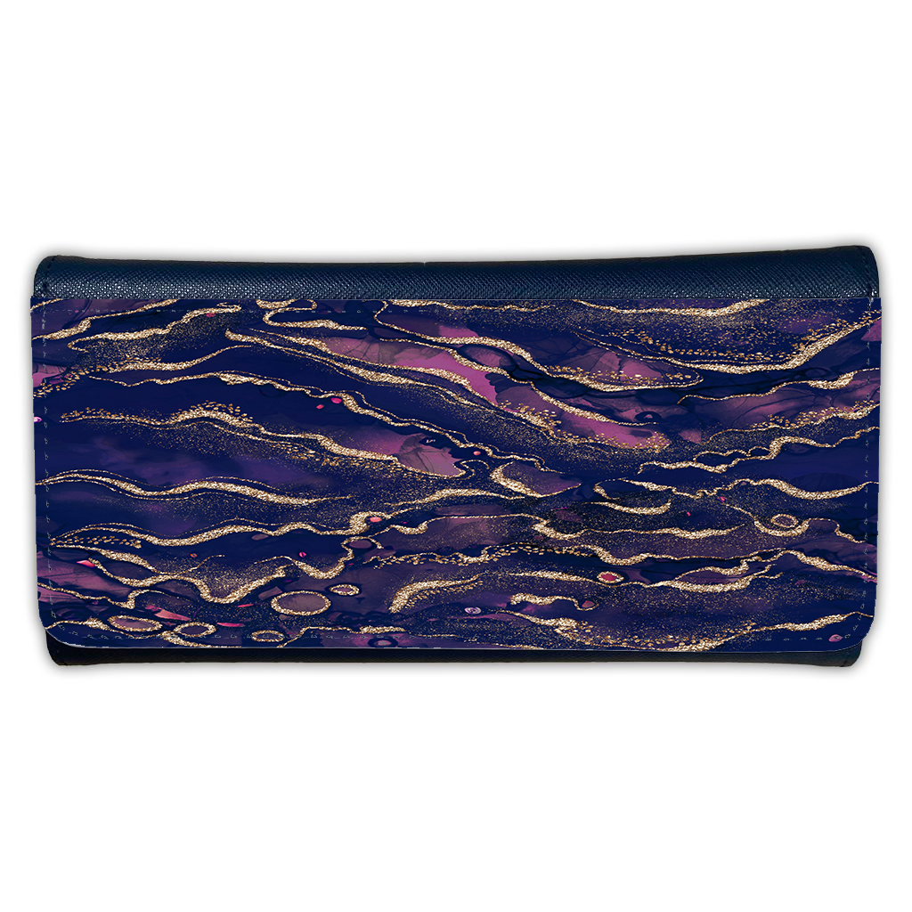 LADIES PURSE/WALLET NAVY - MERMAID & GOLD - 6 Design Options