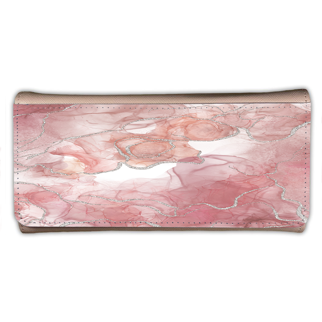 LADIES PURSE/WALLET PINK - Blush & Silver 4