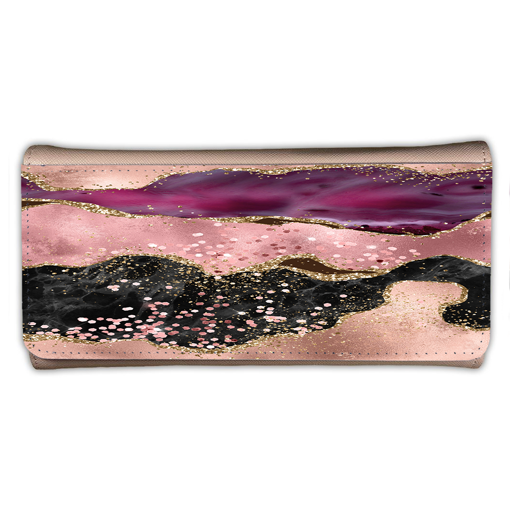 LADIES PURSE/WALLET PINK - Pink & Glitter 2