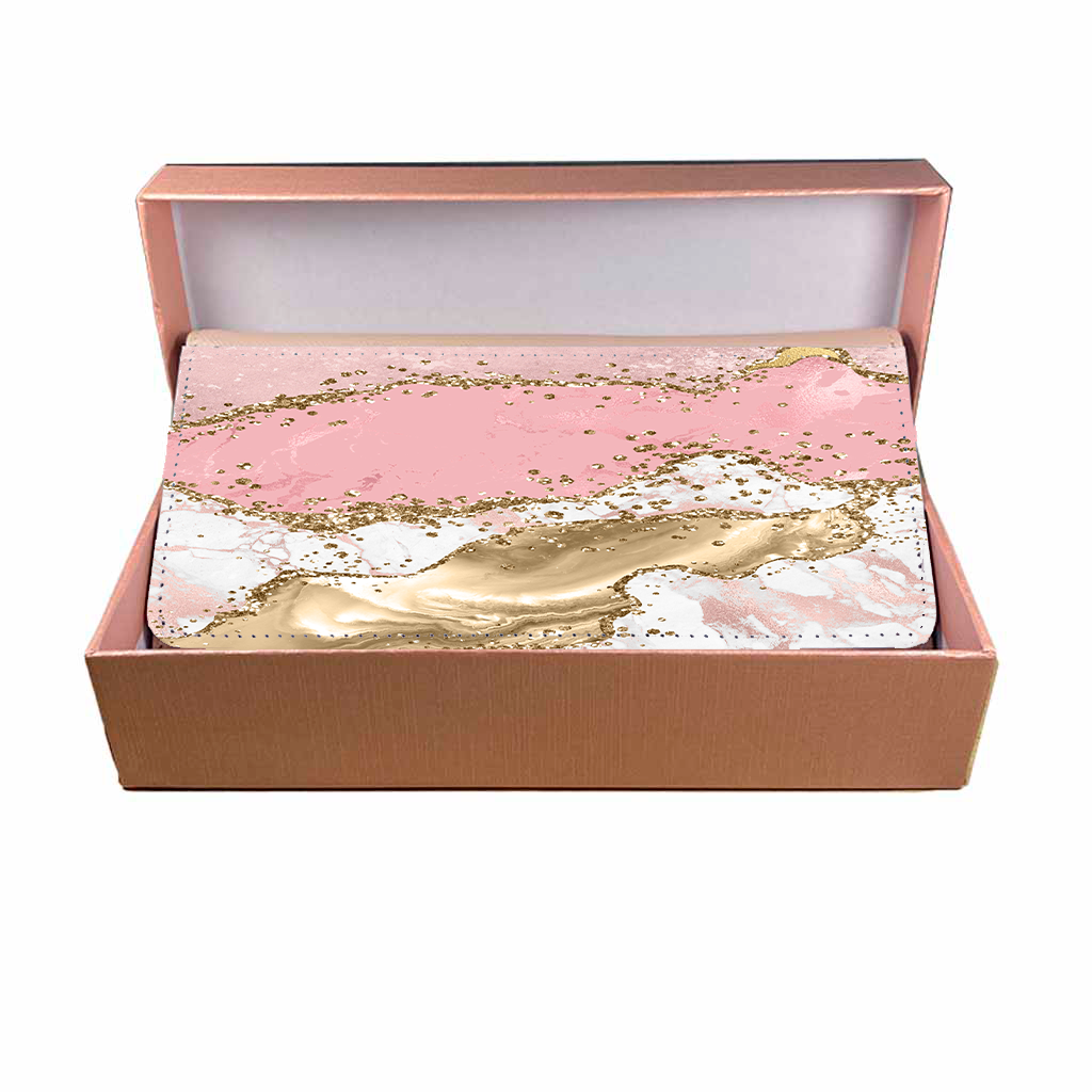 LADIES PURSE/WALLET PINK - Pink & Glitter 3