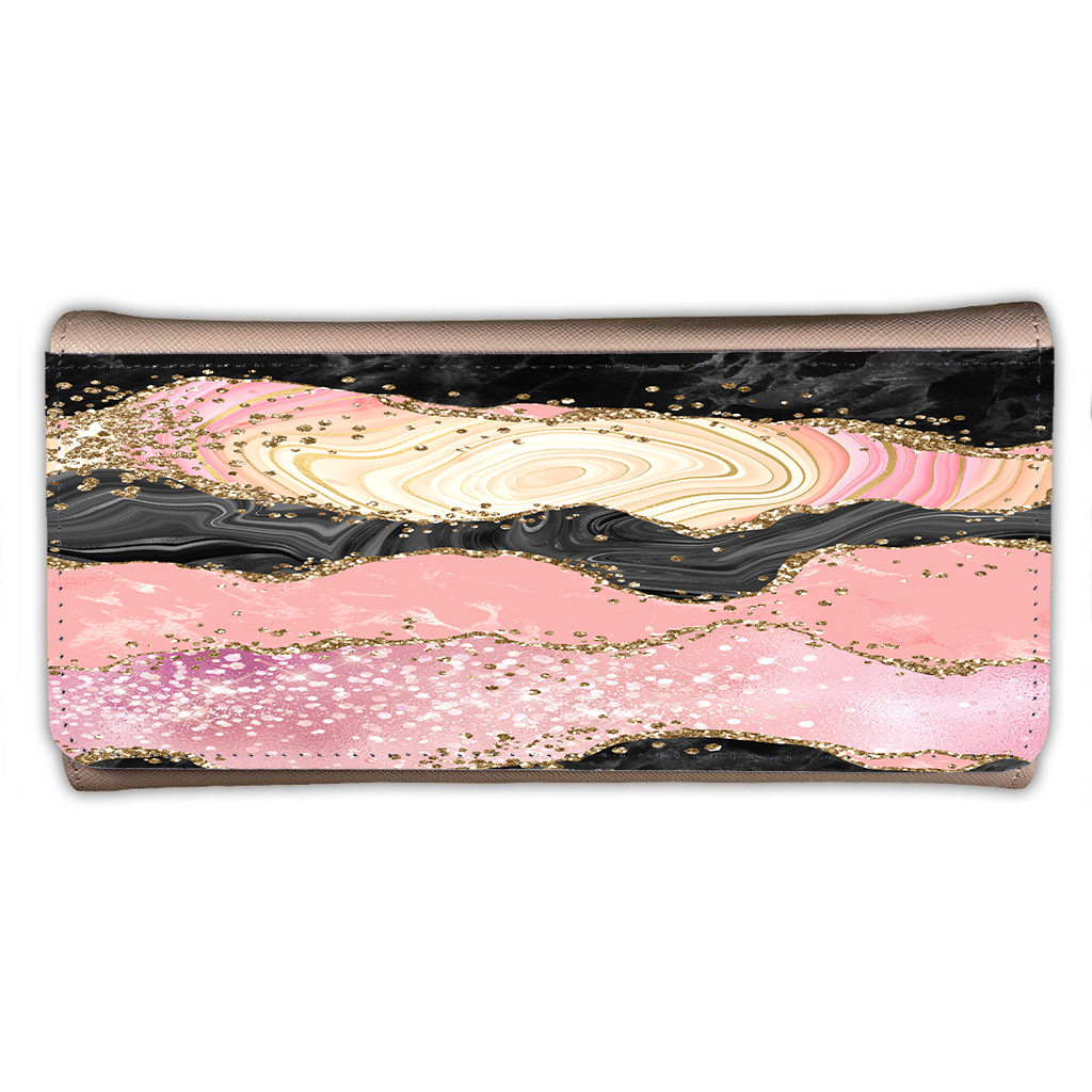 LADIES PURSE/WALLET PINK - Pink & Glitter - 6 Design Options