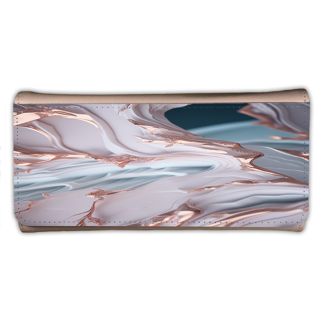 LADIES PURSE/WALLET PINK - Mint & Pink Marble - 6 Design Options