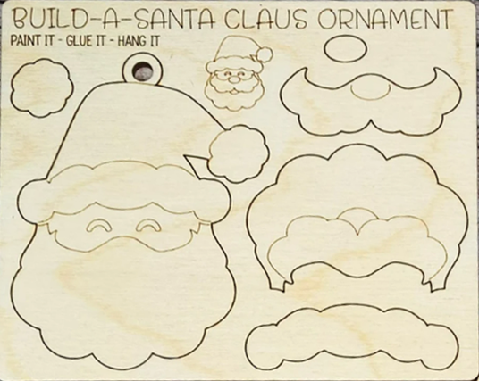 Build a Santa Ornament | DIY KIDS