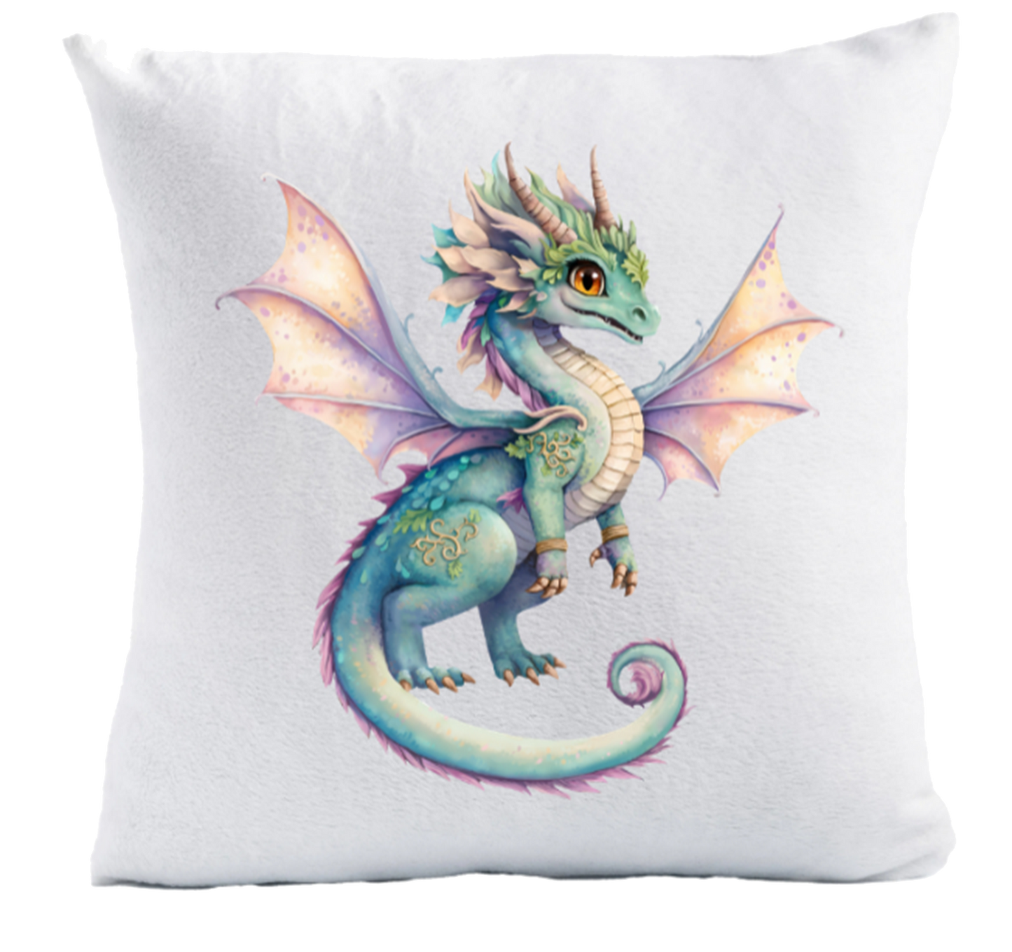 CUSHION COVER - PU LEATHER | FAIRY DRAGON COLLECTION