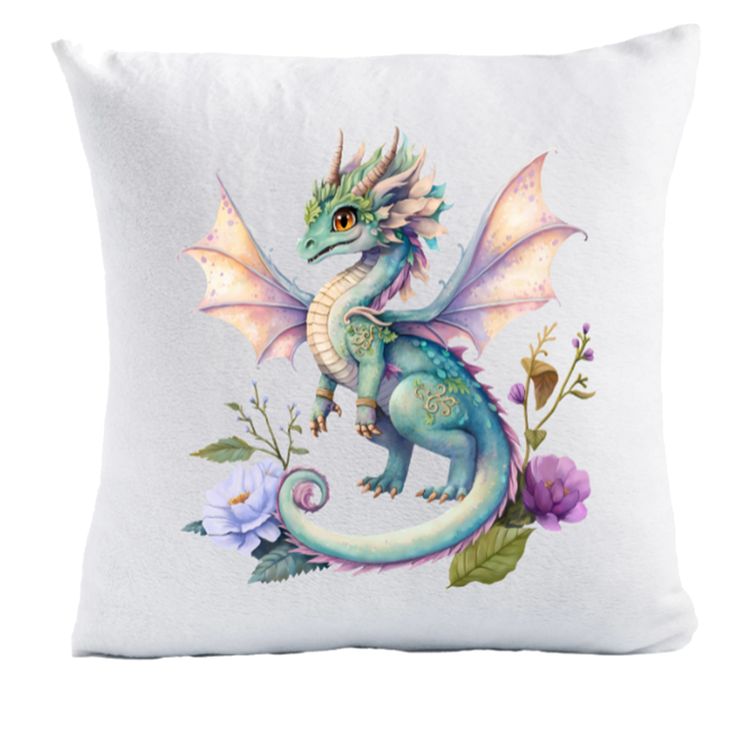 CUSHION COVER - PU LEATHER | FAIRY DRAGON COLLECTION
