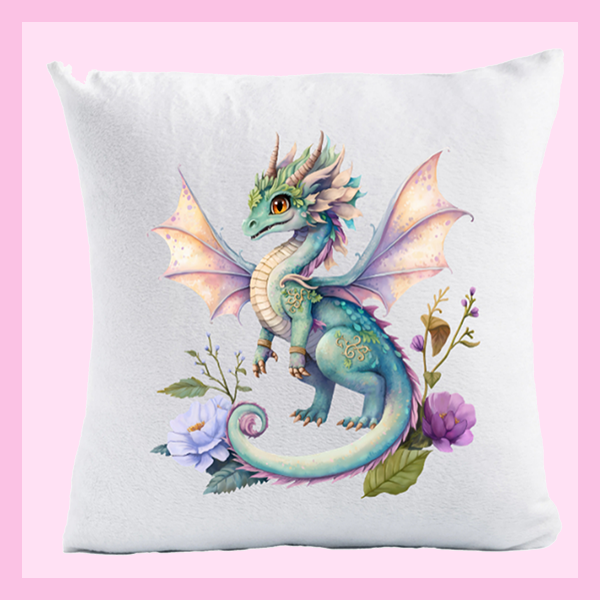 CUSHION COVER - PU LEATHER | FAIRY DRAGON COLLECTION