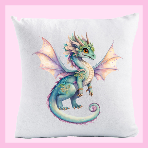 CUSHION COVER - PU LEATHER | FAIRY DRAGON COLLECTION