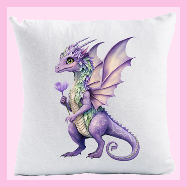CUSHION COVER - PU LEATHER | FAIRY DRAGON COLLECTION