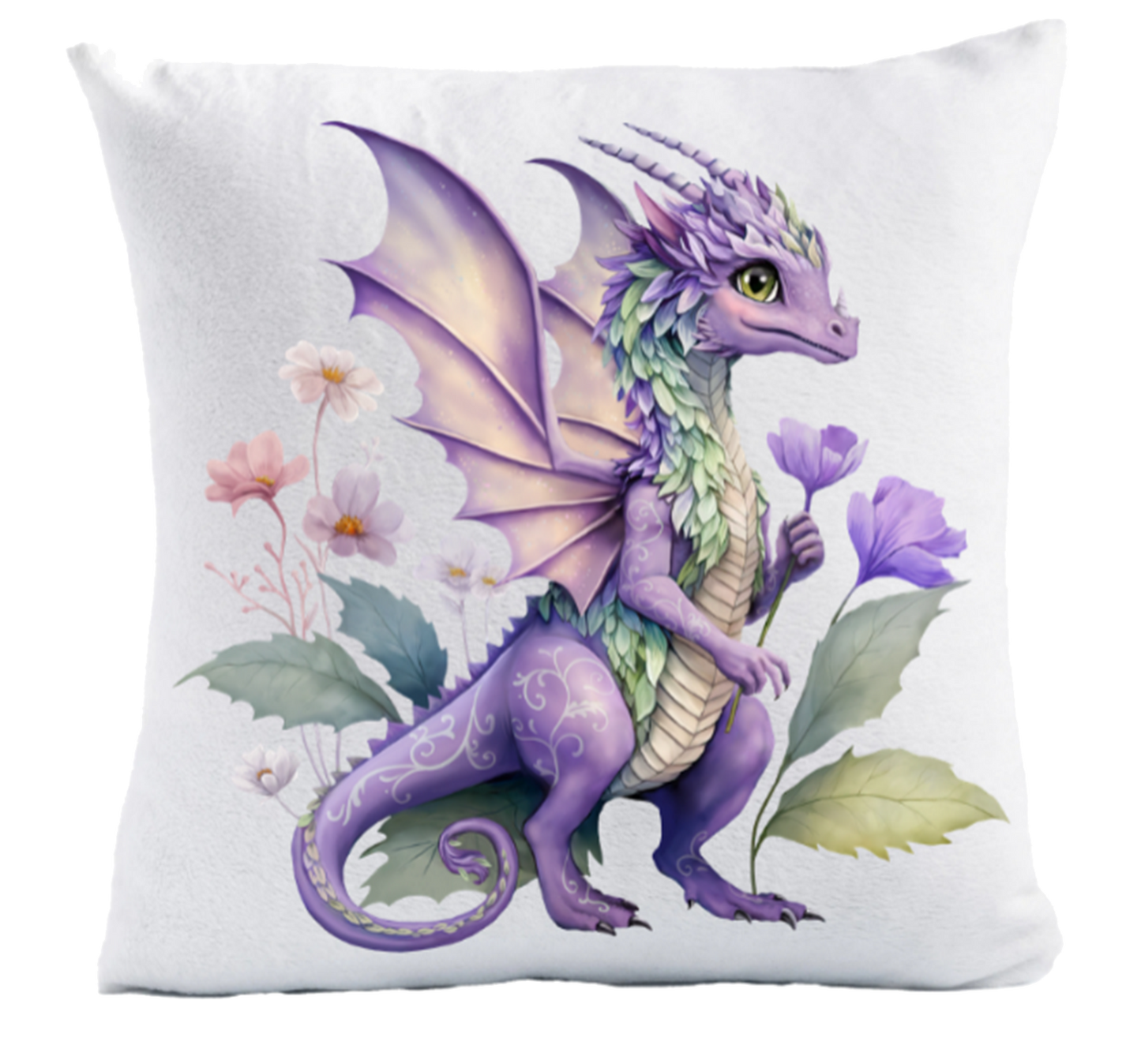 CUSHION COVER - PU LEATHER | FAIRY DRAGON COLLECTION