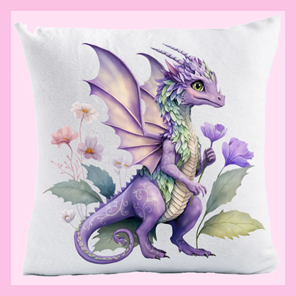 CUSHION COVER - PU LEATHER | FAIRY DRAGON COLLECTION