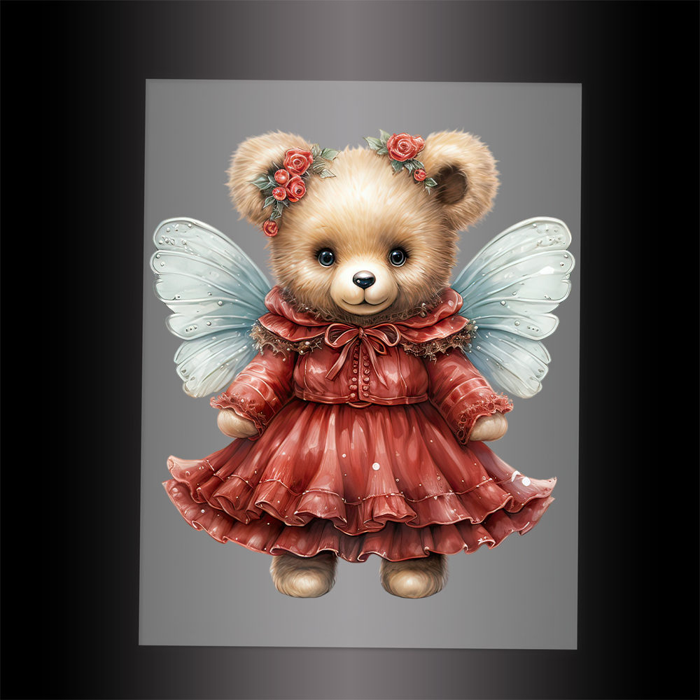 (DTF-FY084) BEARY FAIRY - Garment Transfer