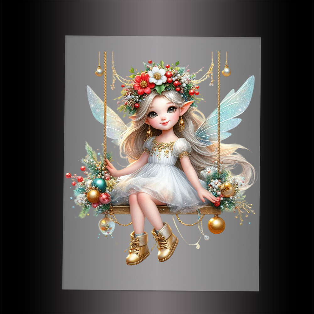 (DTF-FY089) FAIRY SWING - Garment Transfer