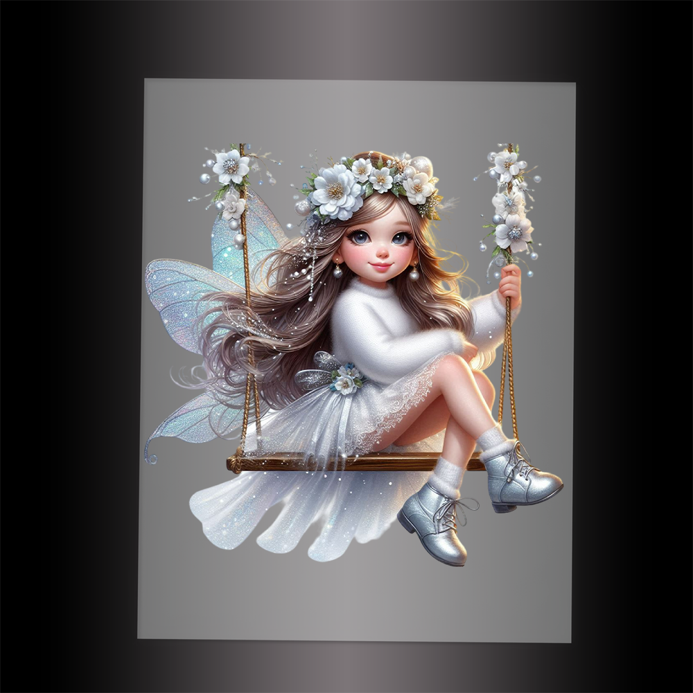 (DTF-FY091) FAIRY SWING - Garment Transfer