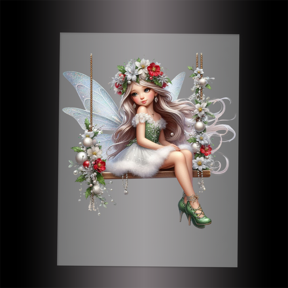 (DTF-FY092) FAIRY SWING - Garment Transfer