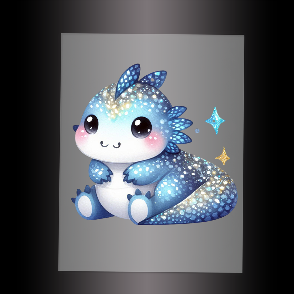 (DTF-GLIT1232) GLITTER KOMODO - Garment Transfer