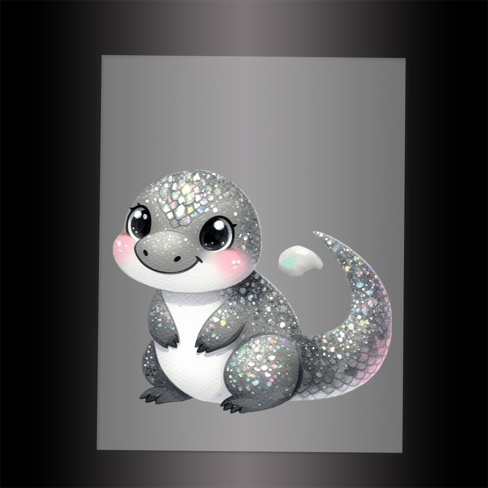 (DTF-GLIT1237) GLITTER KOMODO - Garment Transfer
